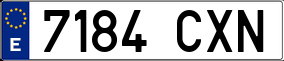 Truck License Plate